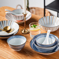 M·H·J 美好家 四人食日式陶瓷餐具 16件套