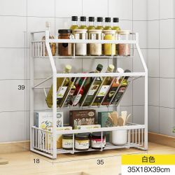 台面调味料架调味品架子厨房调味品置物架落地多层油盐酱醋收纳架多少钱 什么值得买