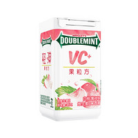 DOUBLEMINT 绿箭 果粒方 维生素C口香糖 白桃薄荷味 35g