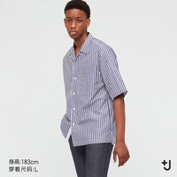 UNIQLO 优衣库 +J系列 440467 男士开领衬衫