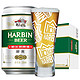 88VIP：HARBIN 哈尔滨啤酒 醇爽9度 啤酒   330ml*24听礼盒