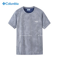 Columbia 哥伦比亚 清仓哥伦比亚Columbia户外男运动清凉防晒透气圆领短袖T恤