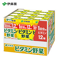 临期品：ITOEN 伊藤园 果蔬汁清爽维他命饮料  200ml*12盒/箱