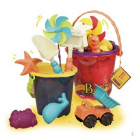 黑卡会员：B.Toys 比乐 中型沙滩桶 9件套工具