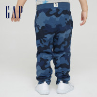 Gap 盖璞 男幼童迷彩纯棉束脚运动裤673732 2021春季新款童装