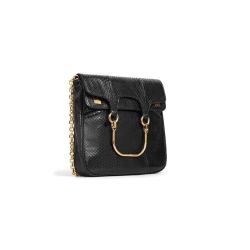 celine思琳赛琳celine女士黑色中号蛇皮革单手柄手袋188144bhc38no