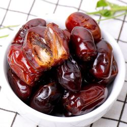 酋长迪拜进口中东特产黑椰枣1kg进口零食大枣红枣果干