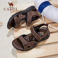 CAMEL 骆驼 男鞋夏季新款凉鞋男百搭商务户外沙滩鞋真皮凉拖休闲鞋