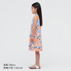 优衣库 合作款 童装/女童 Marimekko 针织连衣裙(无袖印花)438800