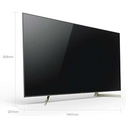 SONY 索尼 KD-55X9000H 55英寸 4K超高清 HDR 液晶平板电视 智能语音 安卓9.0