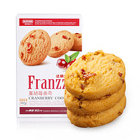 Franzzi 法丽兹 曲奇饼干 蔓越莓味 102g