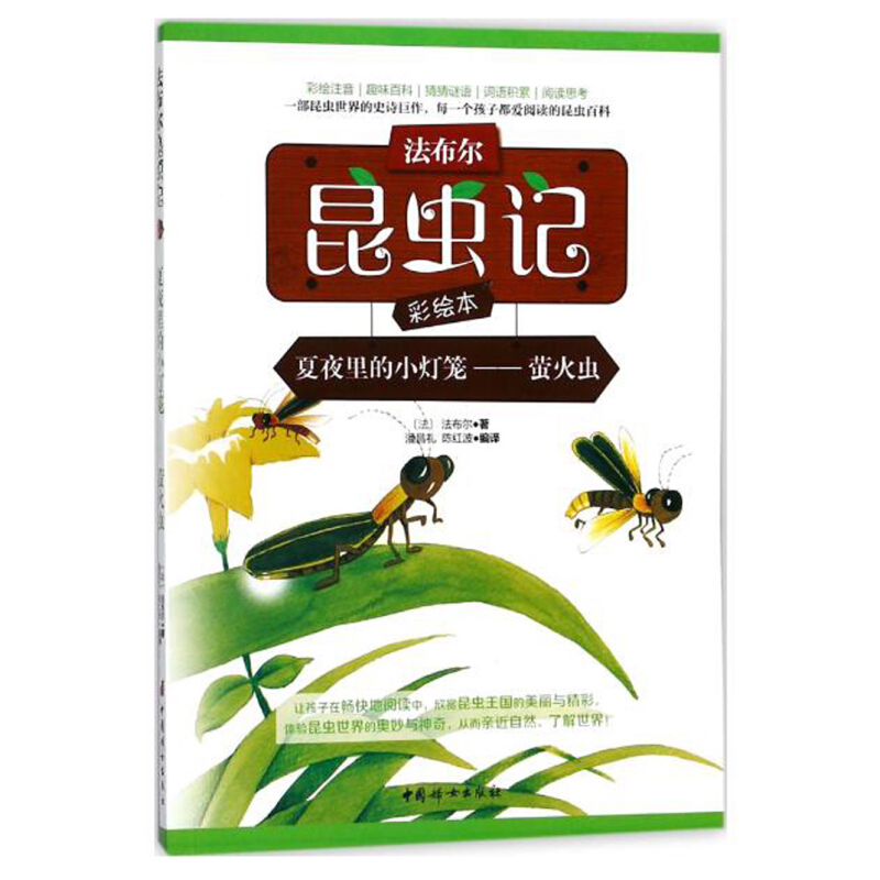 《法布尔昆虫记·夏夜里的小灯笼：萤火虫》