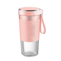 榨汁机 便携式充电迷你无线果汁机料理机随行杯MR9600 雅粉色
