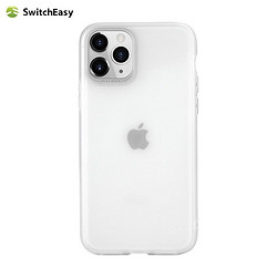 SwitchEasy 苹果iPhone11Pro Max手机壳6.5硅胶全包防摔软套 透白