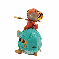 XQ 稀奇 瞿广慈作品《逍遥游》10×14×6cm 0.3kg 2020年 玻璃钢 艺术衍生