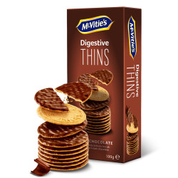 McVitie's 麦维他 黑巧克力薄脆消化饼干 100g