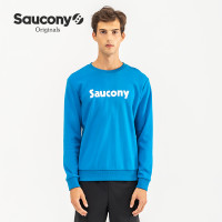 saucony 索康尼 Saucony索康尼官方男子潮流运动休闲卫衣经典logo圆领卫衣长袖