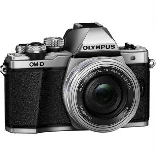 OLYMPUS 奥林巴斯 E-M10 Mark II M4/3画幅 微单相机 银色 14-42mm F3.5 变焦镜头 单头套机