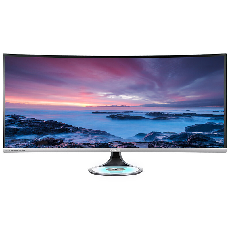 ASUS 华硕 MX38VC 37.5英寸 IPS 曲面 显示器(3840×1600、60Hz、Type-C 60W)