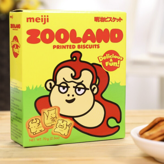 meiji 明治 乐园 动物饼干 70g
