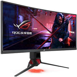 ROG 玩家国度 XG35VQ 35英寸 VA 曲面FreeSync显示器(3440×1440、100Hz)