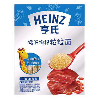 Heinz 亨氏 超金系列 金装粒粒面 猪肝枸杞味 320g