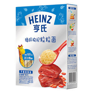 Heinz 亨氏 超金系列 金装粒粒面 猪肝枸杞味 320g