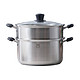 88VIP：Midea 美的 不锈钢双层蒸锅 24cm+ 美的 电煮锅