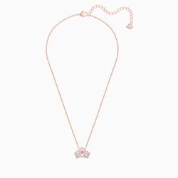 swarovski施华洛世奇玫瑰金皇冠项链5510986