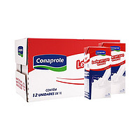 Conaprole 科拿 乌拉圭conaprole科拿全脂牛奶1L*12/箱整箱进口纯牛奶学生成人