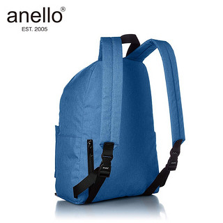 anello日本潮流时尚高密度木纹聚酯纤维双肩背包C1831送收纳小包 双肩包-(纹理附小袋/蓝色)