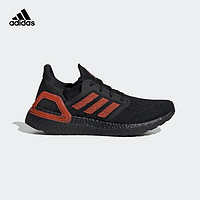 阿迪达斯官网adidas ULTRABOOST 20男鞋跑步运动鞋EE4393 EG0698 一号黑/红荧光/一号黑 40(245mm)