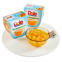 Dole 都乐 水果罐头组合装 2口味 113g*8杯（黄桃果肉果汁杯113g*4杯+桔子果肉果汁杯113g*4杯）