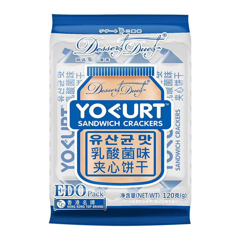EDO PACK 夹心饼干 乳酸菌味
