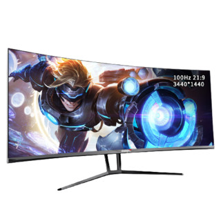 i FOR GAME 游戏悍将 PK35QC 35英寸 VA 曲面 FreeSync 显示器（3440×1440、100Hz)