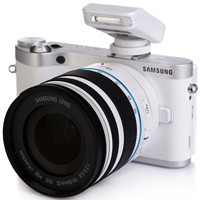 SAMSUNG 三星 NX300 APS-C画幅 微单相机 白色 18-55mm F3.5 Ⅲ OIS 变焦镜头 单头套机+内存卡 16GB