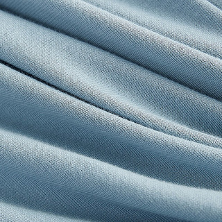 DAPU 大朴 新疆棉针织枕套 灰蓝+浅灰 一对装