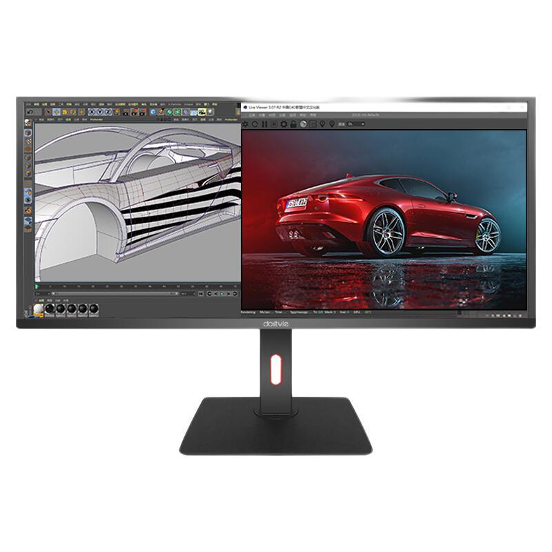 dostyle 东格 TJ3401 34英寸 VA FreeSync 显示器（3440×1440、100Hz、72%NTSC）