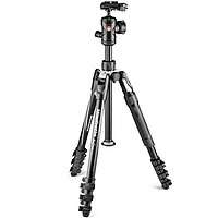 Manfrotto 曼富图 Befree Advanced MKBFRLA4B-BHM 2N1 伸缩铝合金三脚架 黑色