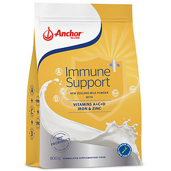 Anchor 安佳 Immune Support进口成人益生菌奶粉全脂袋装800g 成人奶粉 进口奶粉 进口全脂成人奶粉 学生奶粉