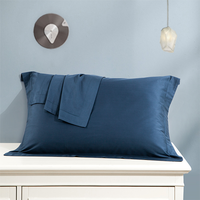 heswee 韩香家纺 贡缎长绒棉枕套 藏青色