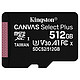 Kingston 金士顿 SDCS2系列 Micro-SD存储卡 512GB（UHS-I、V10、U1、A1）