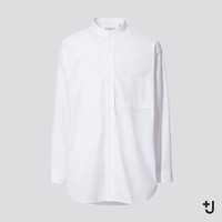 UNIQLO 优衣库 440462 男款宽松立领衬衫