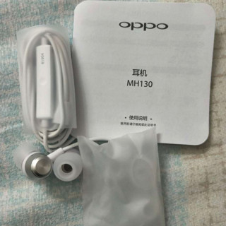 OPPO MH130 入耳式有线耳机 白色 3.5mm