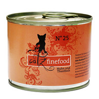 CATZ 德国CATZ finefood凯姿主食猫罐头 25 鸡肉和吞拿鱼 200g*6罐