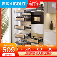 HIGOLD 悍高 拉格斐高柜 600柜体-高柜工具收纳架（含导轨）