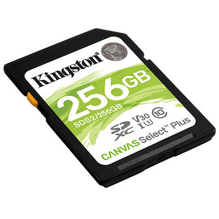 Kingston 金士顿 SDS2系列 SD存储卡 256GB（UHS-I、V30、U3)