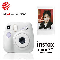 INSTAX 富士（FUJIFILM）INSTAX 立拍立得 胶片相机 mini7c/7s升级款 mini7+ 白色 单机标配