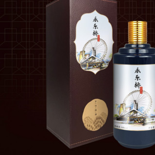 LU TAI CHUN 芦台春 私人定制 金盖茅型瓶 蓝 52%vol 醇厚酱香型白酒 500ml 单瓶装