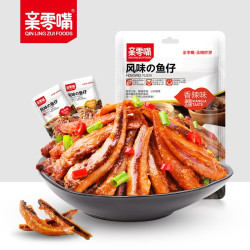 亲零嘴 风味小鱼仔 香辣味 95g*12包
